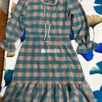 váy ca ro size M