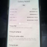 Cần thanh lý sam sung Note9