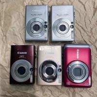 Bán Lô 5 Máy Ảnh Canon IXY 60 + IXY 20 + IXUS 80 + A3100