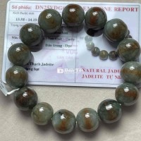 Ngọc Huyết Uyên Ương Chuỗi Nam Size Lớn - Đã Kiểm Định