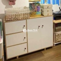 TỦ KỆ ĐỰNG ĐỒ 5 CÁNH TRẮNG - ĐA NĂNG