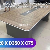 BÀN HỌP FULL VÁN MDF & BÀN HỘI NGHỊ 120x350