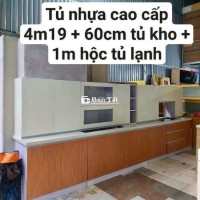 Thanh lý tủ bếp nhựa đặc cao cấp