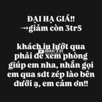 ĐẠI HẠ GIÁ!! Chỉ còn 3.5 triệu/tháng!