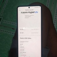 Redmi K50 Utral đã unlock Snap 8+gen1 Gl