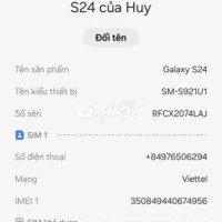 Samsung Galaxy S24 Đen 128GB