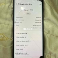 Galaxy S10 màn đốm nhẹ, chữa cháy OK - Máy zin, chức năng đầy đủ  