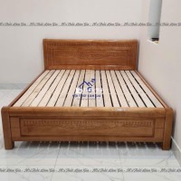 Giường Gỗ Sồi Cao Cấp - Nhiều Kích Thước