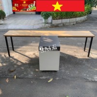 BÀN LÀM VIỆC $ THANH LÝ 4 BÀN CHỮ T 2M7