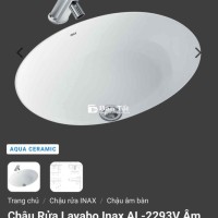 Thanh lý lavabo inax kèm mặt đá và gương caeser