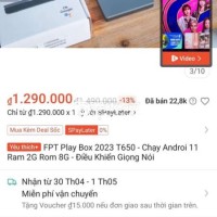 Bộ modum và box tivi fpt mẫu 2023