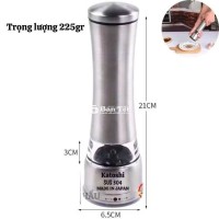 Lọ Xay Tiêu Gia Vị Katoshi Cao Cấp - Inox 304 Nhật Bản