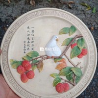 Tranh Đĩa gốm tàu trưng bày decor