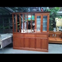 Tủ rượu gỗ xoan đào đã Pu mới
