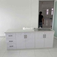 Bếp Nhựaaaa mặt Gạch _kèm bồn rửa đôi KT:200cm