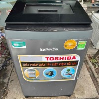 thanh lý máy giặt toshiba đen mặt kính 10,5KG mới