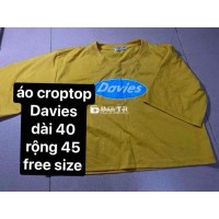 Áo Croptop Form Rộng - Size Chi Tiết Trên Ảnh  