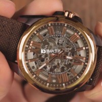 Đồng hồ đeo tay cũ Bulova 98A165 Automatic - Thiết kế skeleton độc đáo