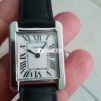 Cần Bán Đồng Hồ Nữ Nhỏ Xinh Carter Mặt Inox Trắng Dây Đen  