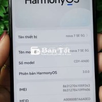 Huawei nova 7 SE ram 8/128G