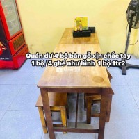 Thanh lý 4 bộ bàn ghế tại Quận 12