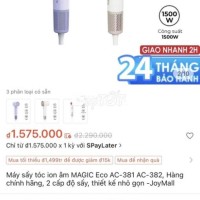 Pass Máy Sấy Tóc Ion Fullbox BH 2 năm