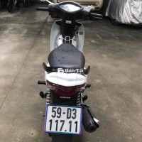 Honda wave A 110 lên mâm đỉa biển Víp 117.11 bstp