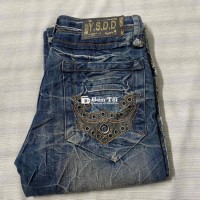 Jean bụi YsDD china kiểu đẹp size 30 Cotton mềm