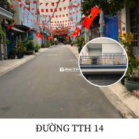 CHO THUÊ NHÀ GIÁ RẺ MẶT ĐƯỜNG TTH 14, P. TÂN THỚI HIỆP Q12