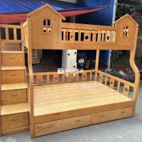 Giường tầng gỗ sồi Nga