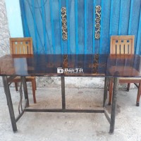 Khung bàn + 2 ghế