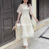 Pass áo dài 1 lần mặc size S, màu da