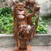di lặc vác đào dáng lũa