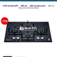 BẾP GAS ÂM MALLOCA GHG724-MCB