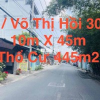 🔥ĐẤT 10m X 45m- TC445m2-Cách Trần Văn Mười 150m-Hẻm 7m Thông