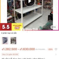 kệ sắt tỉnh điện chử V