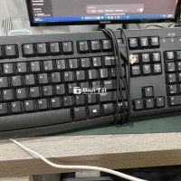 Bàn phím có dây Logitech chính hãng cho máy tính