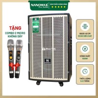 Bán LOA KÉO NANOMAX bass 4 tấc 500w S-15D1