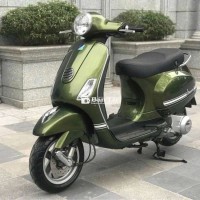 Vespa lx xanh bộ đội xe cònđẹp máy zin nguyên bản