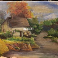 tranh acrylic bản gốc 70k
