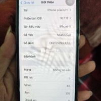 iPhone X 64GB Trắng - Máy của em gái, bán để lên đời nhanh!