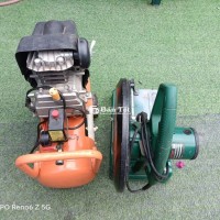 combo máy cắt bàn + máy nén khí nhật