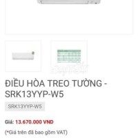 máy lạnh mitsu srk13yyp fullbox 100%