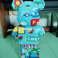 Lắp ráp bearbrick 550 mm