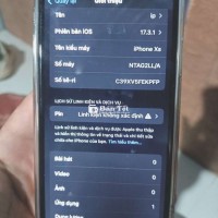 iPhone XS 64GB Quốc Tế Màu Đen