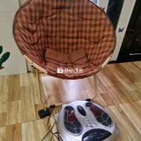 ♥️COMBO GHẾ THƯ GIÃN & MÁY MASSAGE CHÂN ĐIỆN DUNG