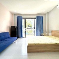 Thuê căn hộ studio ban công full nội thất gần cầu Thủ Thiêm, Bình Thạn