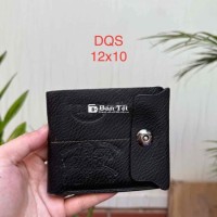 Ví da bò miếng mềm êm hiệu DQS