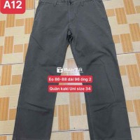 Quần kaki Uni size 34
