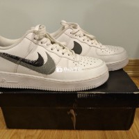 AF1 Painted Swooshes